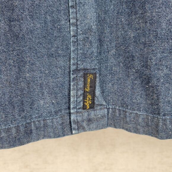 Tommy Hilfiger Y2K Denim Button Up Utility Pockets Shirt - Picture 4 of 11